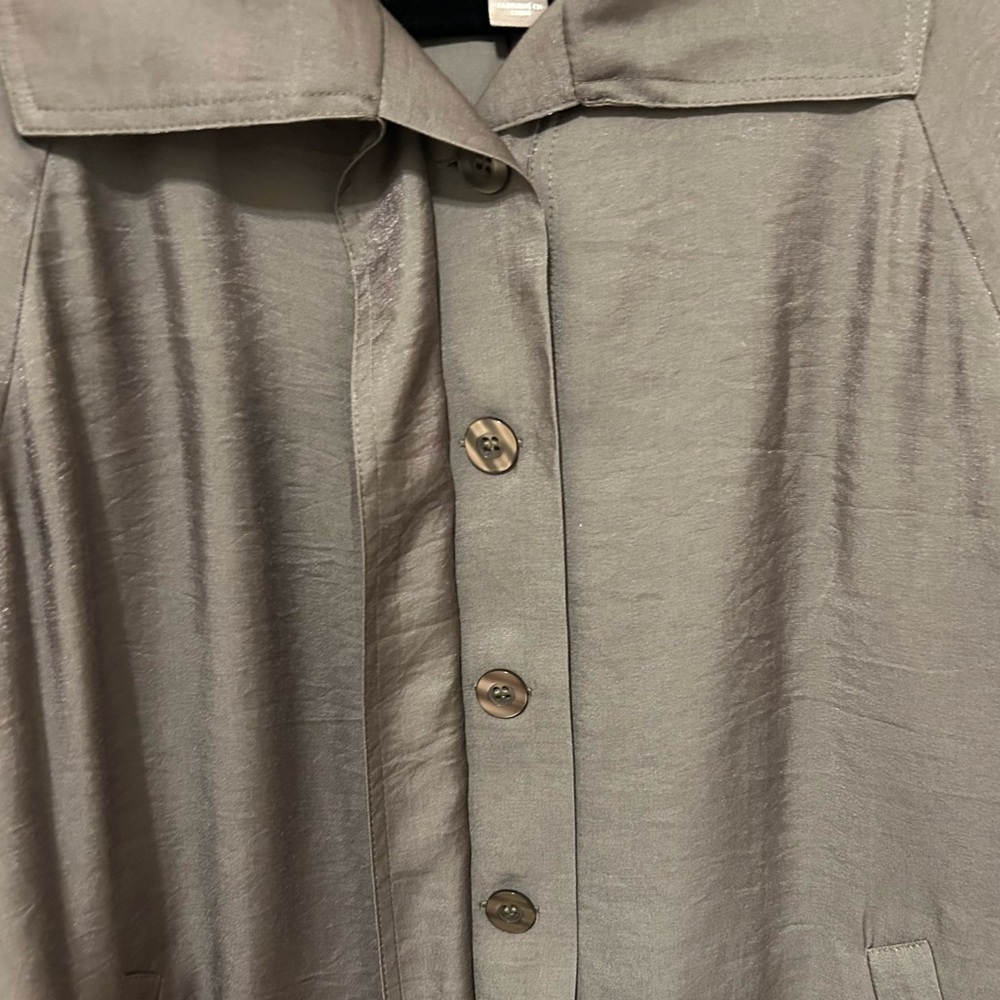 Chico's Shimmering Brown Blazer. Size 0 - Picture 3 of 8